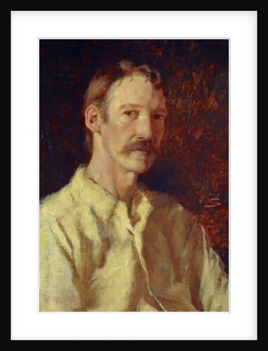 Robert Louis Stevenson, 1850 - 1894. Essayist, poet and novelist by Count Girolamo Nerli